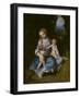 Virgin and Child with John the Baptist as a Boy-Correggio-Framed Giclee Print