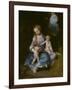 Virgin and Child with John the Baptist as a Boy-Correggio-Framed Giclee Print