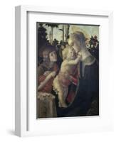 Virgin and Child with John the Baptist-Sandro Botticelli-Framed Giclee Print