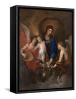 Virgin and Child with Music-Making Angels, c.1630-Anthony van Dyck-Framed Stretched Canvas