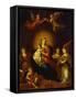 Virgin and Child with Music Making Angels-Frans Francken the Younger-Framed Stretched Canvas