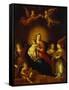 Virgin and Child with Music Making Angels-Frans Francken the Younger-Framed Stretched Canvas