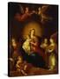 Virgin and Child with Music Making Angels-Frans Francken the Younger-Stretched Canvas