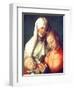 Virgin and Child with Saint Anne, C1519-Albrecht Durer-Framed Giclee Print