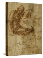 Virgin and Child with Saint Anne-Michelangelo Buonarroti-Stretched Canvas