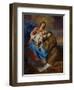 Virgin and Child with Saint Anthony of Padua, 1630-1632-Sir Anthony Van Dyck-Framed Giclee Print