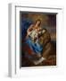 Virgin and Child with Saint Anthony of Padua, 1630-1632-Sir Anthony Van Dyck-Framed Giclee Print