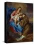Virgin and Child with Saint Anthony of Padua, 1630-1632-Sir Anthony Van Dyck-Stretched Canvas