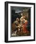 Virgin and Child with Saint Elisabeth,the infant Saint John and Saint Catherine1624-26French Schoo-Simon Vouet-Framed Giclee Print