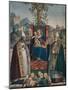 Virgin and Child with Saint Lorenzo Giustiniani and Zeno, 1874, (1903)-Girolamo dai Libri-Mounted Giclee Print