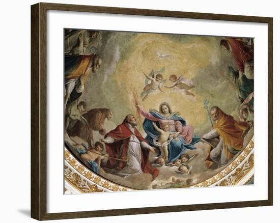 Virgin and Child with Saints, 1768-Giacomo Zampa-Framed Giclee Print