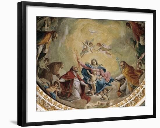 Virgin and Child with Saints, 1768-Giacomo Zampa-Framed Giclee Print
