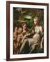 Virgin and Child, with Saints Catherine and John-Parmigianino-Framed Giclee Print