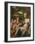 Virgin and Child, with Saints Catherine and John-Parmigianino-Framed Giclee Print