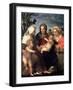 Virgin and Child with Saints Catherine, Elisabeth and John the Baptist, 1510S-Andrea del Sarto-Framed Premium Giclee Print