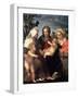 Virgin and Child with Saints Catherine, Elisabeth and John the Baptist, 1510S-Andrea del Sarto-Framed Premium Giclee Print