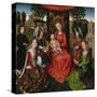 Virgin and Child with Saints Catherine of Alexandria and Barbara, 1480-Hans Memling-Stretched Canvas