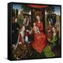 Virgin and Child with Saints Catherine of Alexandria and Barbara, 1480-Hans Memling-Framed Stretched Canvas