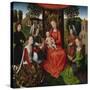 Virgin and Child with Saints Catherine of Alexandria and Barbara, 1480-Hans Memling-Stretched Canvas