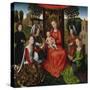 Virgin and Child with Saints Catherine of Alexandria and Barbara, 1480-Hans Memling-Stretched Canvas