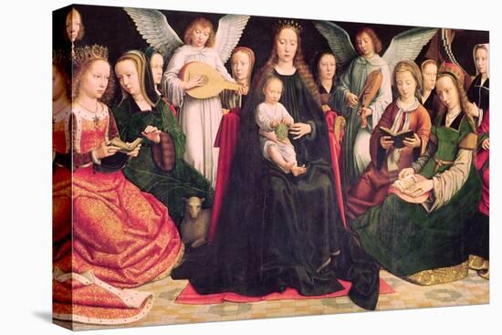 Virgin and Child with Saints, circa 1509-Gerard David-Stretched Canvas