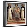 Virgin and Child with Saints Dominicus and Thomas Aquinas, 1424-1430-Fra Angelico-Framed Giclee Print