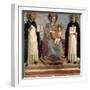 Virgin and Child with Saints Dominicus and Thomas Aquinas, 1424-1430-Fra Angelico-Framed Giclee Print