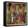 Virgin and Child with Saints from the Altarpiece of San Barnabas, circa 1487-Sandro Botticelli-Framed Stretched Canvas
