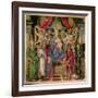 Virgin and Child with Saints from the Altarpiece of San Barnabas, circa 1487-Sandro Botticelli-Framed Giclee Print