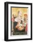 Virgin And Child With Saints Paul And Jerome-Bartolomeo Vivarini-Framed Premium Giclee Print