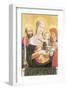 Virgin And Child With Saints Paul And Jerome-Bartolomeo Vivarini-Framed Premium Giclee Print