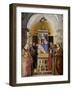 Virgin and Child with Saints-Marcello Fogolino-Framed Art Print