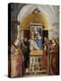 Virgin and Child with Saints-Marcello Fogolino-Stretched Canvas