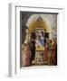 Virgin and Child with Saints-Marcello Fogolino-Framed Art Print