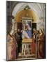 Virgin and Child with Saints-Marcello Fogolino-Mounted Art Print