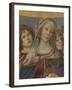 Virgin and Child with Six Angels (Madonna of the Pomegranate)-Sandro Botticelli-Framed Giclee Print