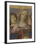 Virgin and Child with Six Angels (Madonna of the Pomegranate)-Sandro Botticelli-Framed Giclee Print