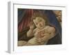 Virgin and Child with Six Angels (Madonna of the Pomegranate)-Sandro Botticelli-Framed Giclee Print