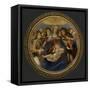 Virgin and Child with six angels (Madonna of the Pomegranate)-Sandro Botticelli-Framed Stretched Canvas