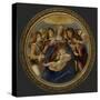 Virgin and Child with six angels (Madonna of the Pomegranate)-Sandro Botticelli-Stretched Canvas