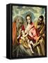Virgin and Child with Ss. Anne and Joseph, 1587-96-El Greco-Framed Stretched Canvas