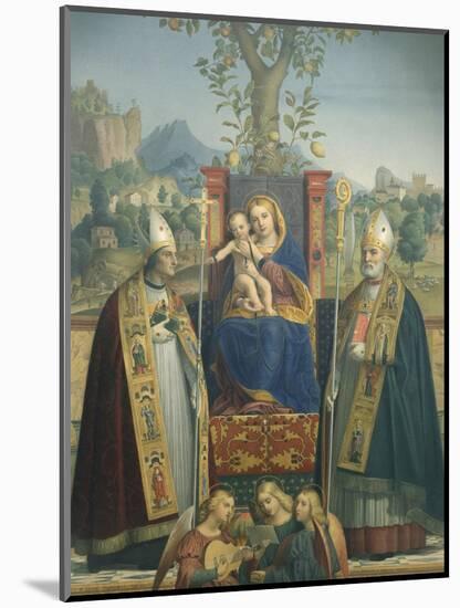 Virgin and Child with Ss Lorenzo Giustiniani and Zeno-Jérôme-Dai Libri-Mounted Giclee Print