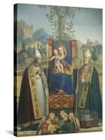 Virgin and Child with Ss Lorenzo Giustiniani and Zeno-Jérôme-Dai Libri-Stretched Canvas