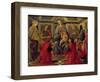 Virgin and Child with SS. Mary Magdalene, John The Baptist, Cosmo, Damian, Francis and Catherine-Sandro Botticelli-Framed Giclee Print