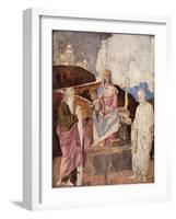 Virgin and Child with St. Andrew and St. Peter, C.1500 (Panel)-Giovanni Battista Cima Da Conegliano-Framed Giclee Print