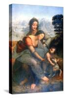Virgin and Child with St Anne, 1502-1516-Leonardo da Vinci-Stretched Canvas