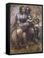 Virgin and Child with St. Anne and Infant-Leonardo da Vinci-Framed Stretched Canvas