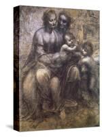 Virgin and Child with St. Anne and Infant-Leonardo da Vinci-Stretched Canvas