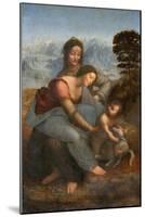 Virgin and Child with St. Anne by Leonardo da Vinci-null-Mounted Giclee Print
