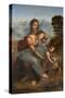 Virgin and Child with St. Anne by Leonardo da Vinci-null-Stretched Canvas